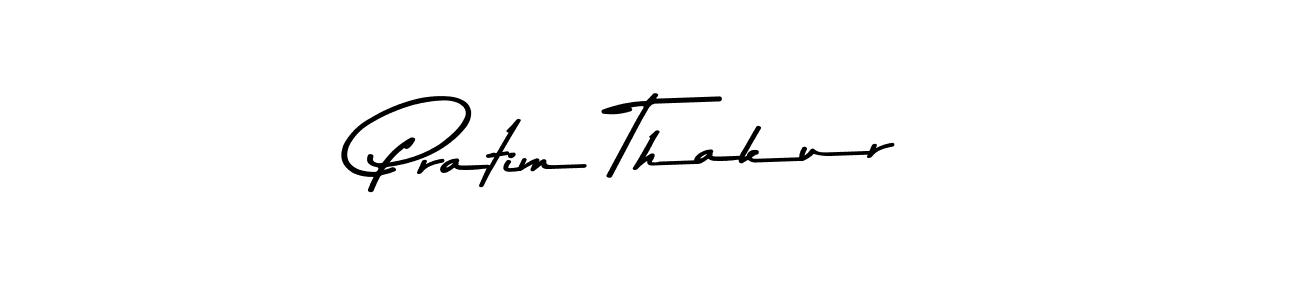 Asem Kandis PERSONAL USE is a professional signature style that is perfect for those who want to add a touch of class to their signature. It is also a great choice for those who want to make their signature more unique. Get Pratim Thakur name to fancy signature for free. Pratim Thakur signature style 9 images and pictures png