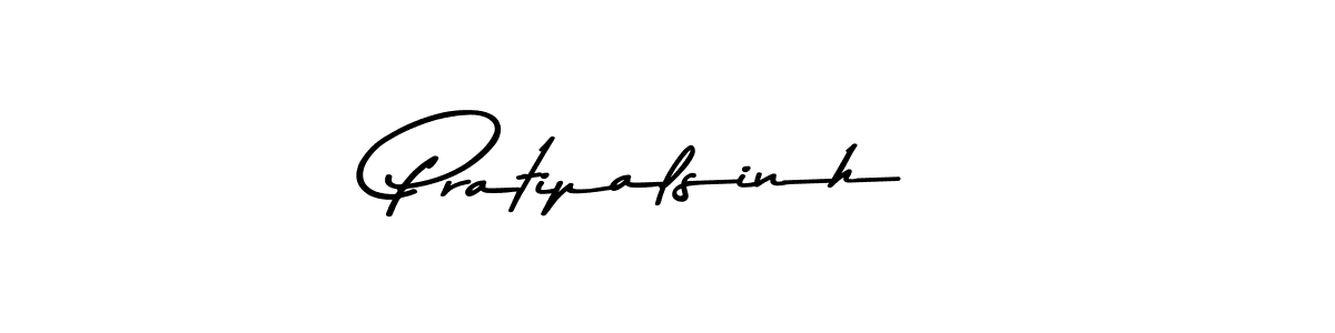 Pratipalsinh stylish signature style. Best Handwritten Sign (Asem Kandis PERSONAL USE) for my name. Handwritten Signature Collection Ideas for my name Pratipalsinh. Pratipalsinh signature style 9 images and pictures png