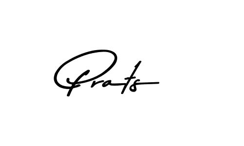 Design your own signature with our free online signature maker. With this signature software, you can create a handwritten (Asem Kandis PERSONAL USE) signature for name Prats. Prats signature style 9 images and pictures png