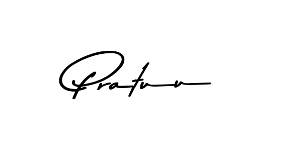 Design your own signature with our free online signature maker. With this signature software, you can create a handwritten (Asem Kandis PERSONAL USE) signature for name Pratuu. Pratuu signature style 9 images and pictures png