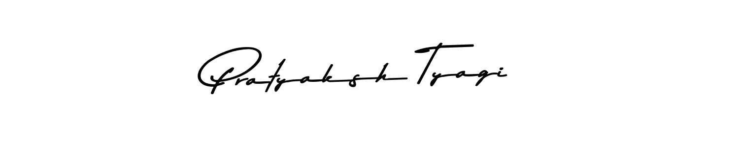 Design your own signature with our free online signature maker. With this signature software, you can create a handwritten (Asem Kandis PERSONAL USE) signature for name Pratyaksh Tyagi. Pratyaksh Tyagi signature style 9 images and pictures png