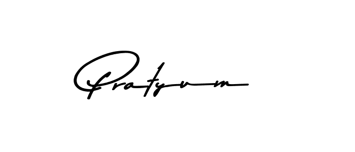 Also we have Pratyum name is the best signature style. Create professional handwritten signature collection using Asem Kandis PERSONAL USE autograph style. Pratyum signature style 9 images and pictures png