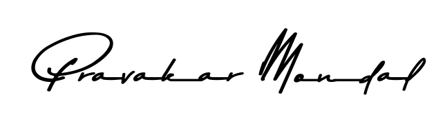 An effortless, minimalist signature concept for Pravakar Mondal using Asem Kandis PERSONAL USE design. Clean lines that look great on any document. Pravakar Mondal signature style 9 images and pictures png