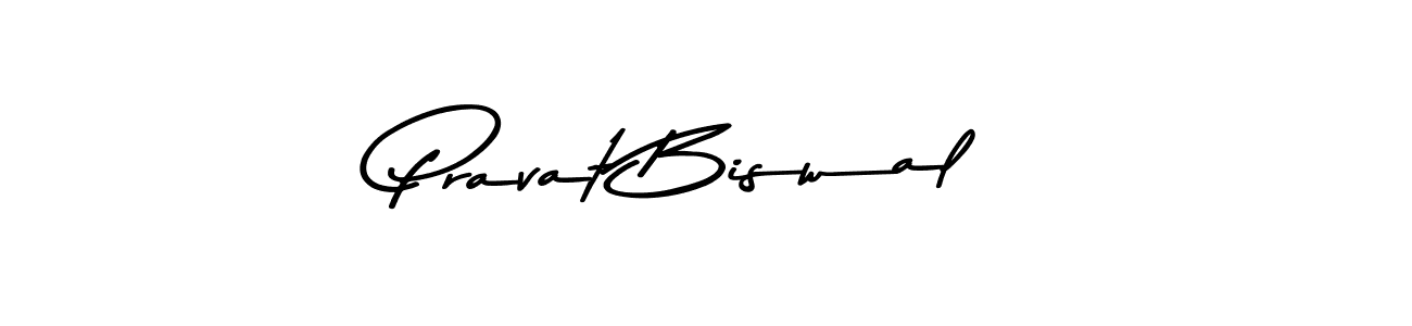 Make a beautiful signature design for name Pravat Biswal. With this signature (Asem Kandis PERSONAL USE) style, you can create a handwritten signature for free. Pravat Biswal signature style 9 images and pictures png