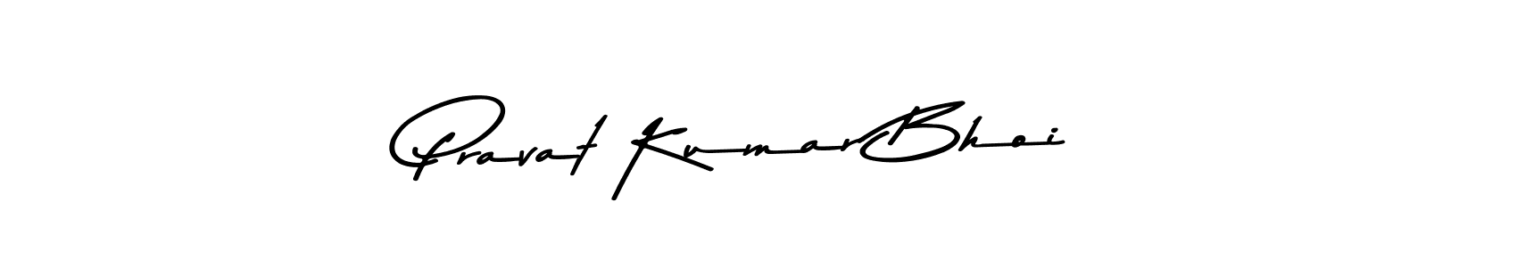 Create a beautiful signature design for name Pravat Kumar Bhoi. With this signature (Asem Kandis PERSONAL USE) fonts, you can make a handwritten signature for free. Pravat Kumar Bhoi signature style 9 images and pictures png