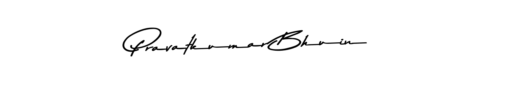 Make a beautiful signature design for name Pravatkumar Bhuin. With this signature (Asem Kandis PERSONAL USE) style, you can create a handwritten signature for free. Pravatkumar Bhuin signature style 9 images and pictures png