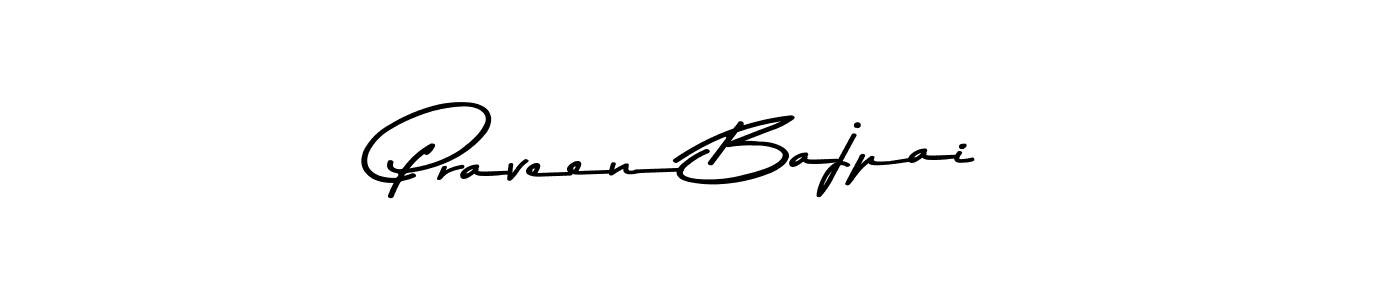 Use a signature maker to create a handwritten signature online. With this signature software, you can design (Asem Kandis PERSONAL USE) your own signature for name Praveen Bajpai. Praveen Bajpai signature style 9 images and pictures png