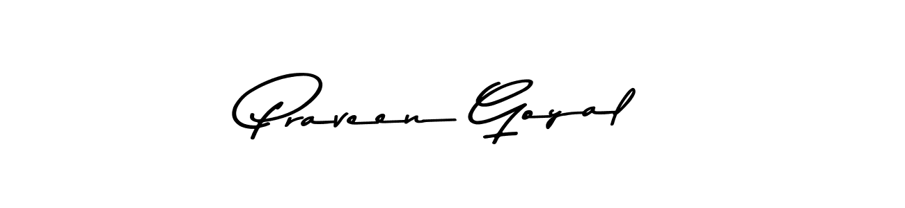 Praveen Goyal stylish signature style. Best Handwritten Sign (Asem Kandis PERSONAL USE) for my name. Handwritten Signature Collection Ideas for my name Praveen Goyal. Praveen Goyal signature style 9 images and pictures png