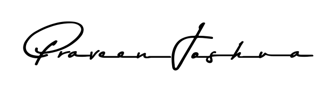 How to make Praveen Joshua name signature. Use Asem Kandis PERSONAL USE style for creating short signs online. This is the latest handwritten sign. Praveen Joshua signature style 9 images and pictures png