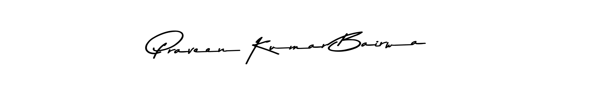 Use a signature maker to create a handwritten signature online. With this signature software, you can design (Asem Kandis PERSONAL USE) your own signature for name Praveen Kumar Bairwa. Praveen Kumar Bairwa signature style 9 images and pictures png