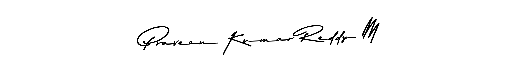 This is the best signature style for the Praveen Kumar Reddy M name. Also you like these signature font (Asem Kandis PERSONAL USE). Mix name signature. Praveen Kumar Reddy M signature style 9 images and pictures png