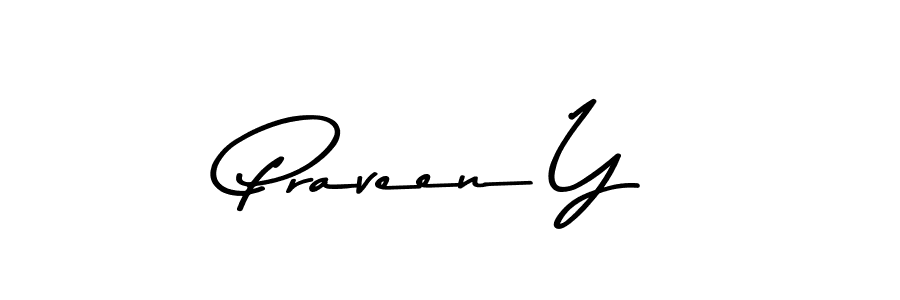 Also we have Praveen Y name is the best signature style. Create professional handwritten signature collection using Asem Kandis PERSONAL USE autograph style. Praveen Y signature style 9 images and pictures png