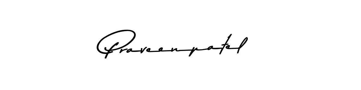 Also we have Praveenpatel name is the best signature style. Create professional handwritten signature collection using Asem Kandis PERSONAL USE autograph style. Praveenpatel signature style 9 images and pictures png