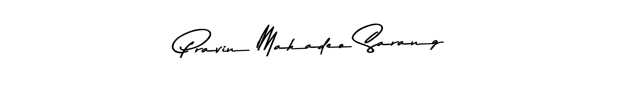 The best way (Asem Kandis PERSONAL USE) to make a short signature is to pick only two or three words in your name. The name Pravin Mahadeo Sarang include a total of six letters. For converting this name. Pravin Mahadeo Sarang signature style 9 images and pictures png