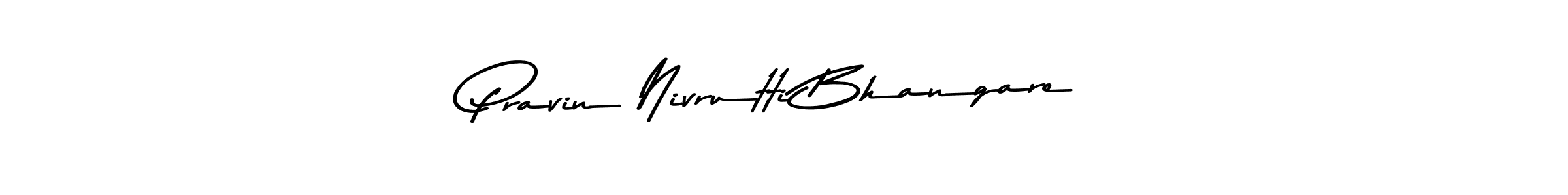 Make a beautiful signature design for name Pravin Nivrutti Bhangare. With this signature (Asem Kandis PERSONAL USE) style, you can create a handwritten signature for free. Pravin Nivrutti Bhangare signature style 9 images and pictures png
