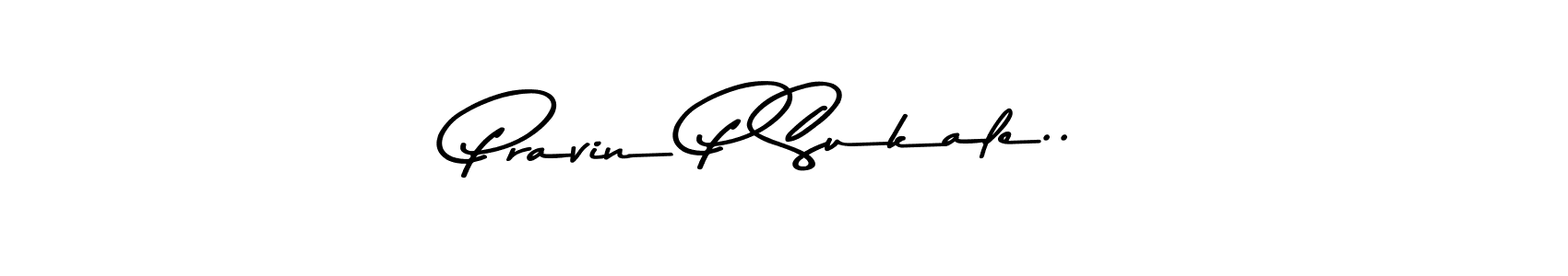 Pravin P Sukale.. stylish signature style. Best Handwritten Sign (Asem Kandis PERSONAL USE) for my name. Handwritten Signature Collection Ideas for my name Pravin P Sukale... Pravin P Sukale.. signature style 9 images and pictures png