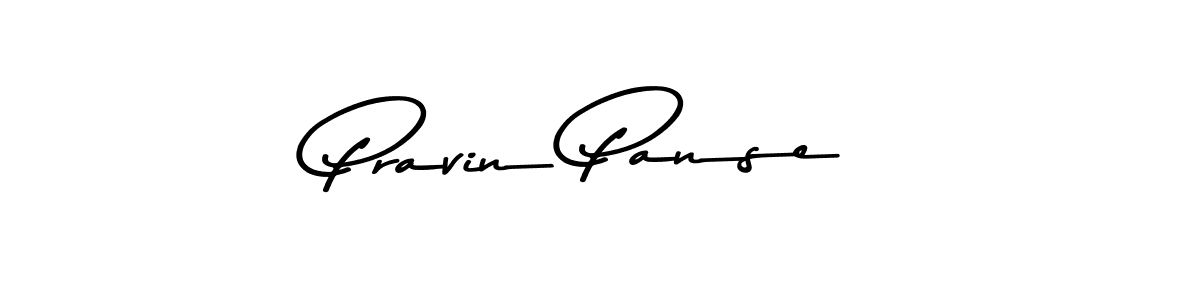 Design your own signature with our free online signature maker. With this signature software, you can create a handwritten (Asem Kandis PERSONAL USE) signature for name Pravin Panse. Pravin Panse signature style 9 images and pictures png