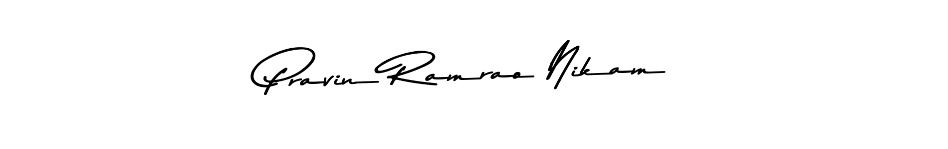 It looks lik you need a new signature style for name Pravin Ramrao Nikam. Design unique handwritten (Asem Kandis PERSONAL USE) signature with our free signature maker in just a few clicks. Pravin Ramrao Nikam signature style 9 images and pictures png