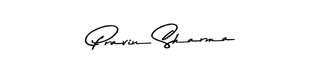 How to make Pravin Sharma signature? Asem Kandis PERSONAL USE is a professional autograph style. Create handwritten signature for Pravin Sharma name. Pravin Sharma signature style 9 images and pictures png