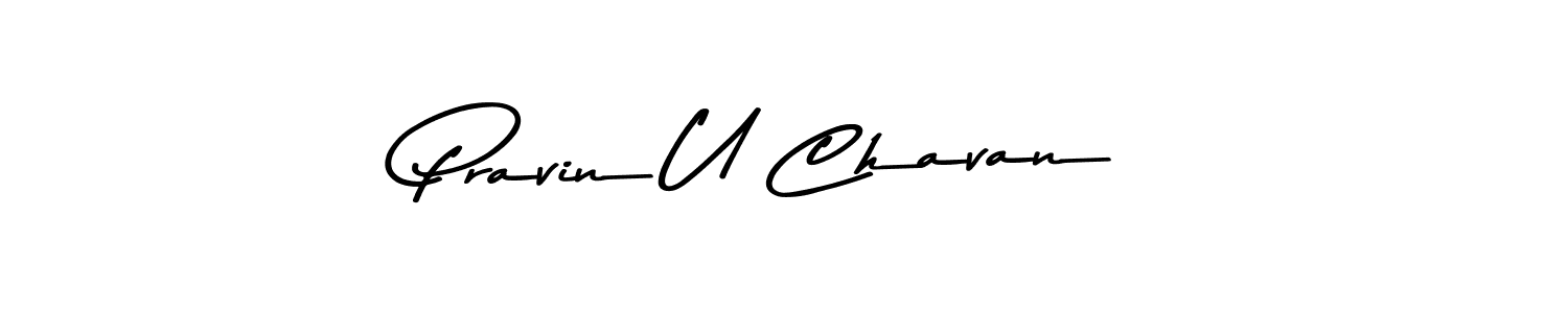 Also we have Pravin U Chavan name is the best signature style. Create professional handwritten signature collection using Asem Kandis PERSONAL USE autograph style. Pravin U Chavan signature style 9 images and pictures png