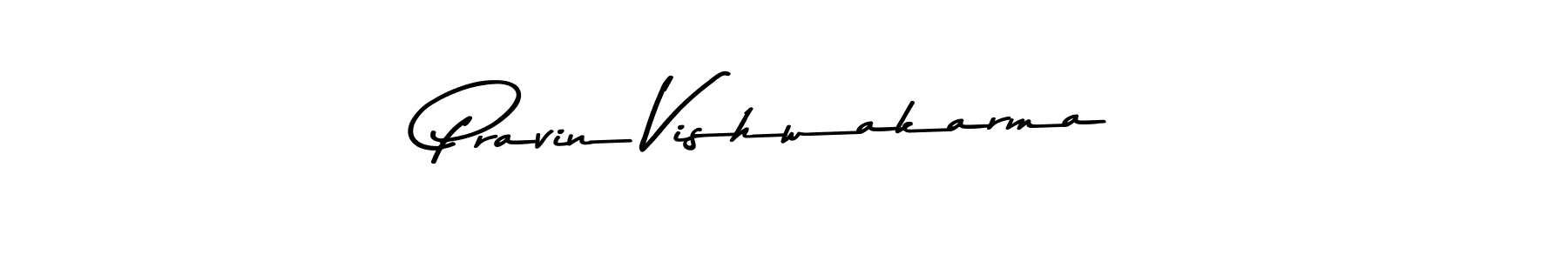 This is the best signature style for the Pravin Vishwakarma name. Also you like these signature font (Asem Kandis PERSONAL USE). Mix name signature. Pravin Vishwakarma signature style 9 images and pictures png
