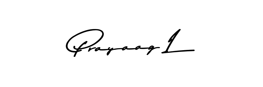 How to Draw Prayaag L signature style? Asem Kandis PERSONAL USE is a latest design signature styles for name Prayaag L. Prayaag L signature style 9 images and pictures png