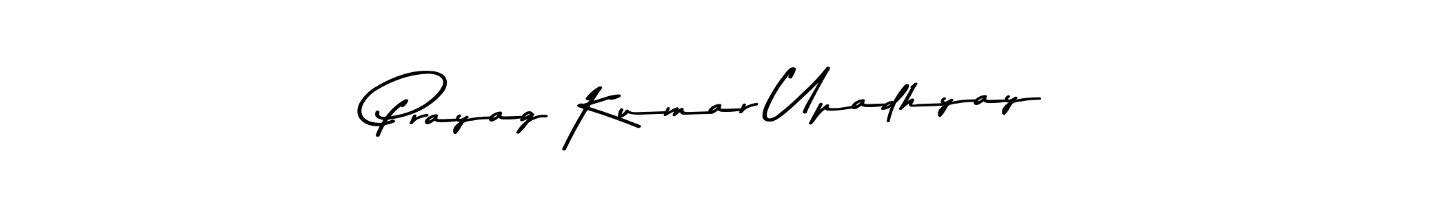 How to make Prayag Kumar Upadhyay name signature. Use Asem Kandis PERSONAL USE style for creating short signs online. This is the latest handwritten sign. Prayag Kumar Upadhyay signature style 9 images and pictures png