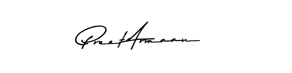 You should practise on your own different ways (Asem Kandis PERSONAL USE) to write your name (Preet Armaan) in signature. don't let someone else do it for you. Preet Armaan signature style 9 images and pictures png