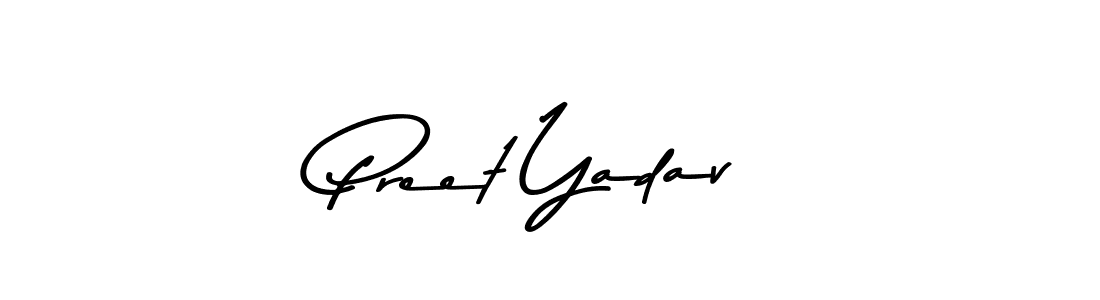 Preet Yadav stylish signature style. Best Handwritten Sign (Asem Kandis PERSONAL USE) for my name. Handwritten Signature Collection Ideas for my name Preet Yadav. Preet Yadav signature style 9 images and pictures png
