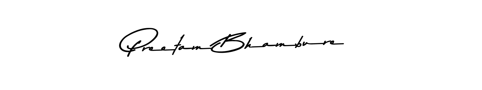 Make a beautiful signature design for name Preetam Bhambure. Use this online signature maker to create a handwritten signature for free. Preetam Bhambure signature style 9 images and pictures png