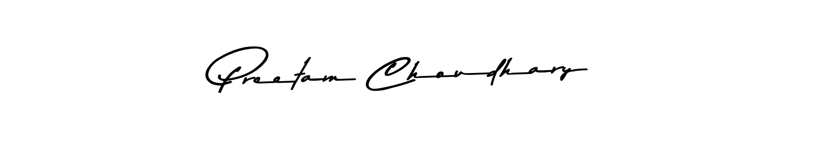 It looks lik you need a new signature style for name Preetam Choudhary. Design unique handwritten (Asem Kandis PERSONAL USE) signature with our free signature maker in just a few clicks. Preetam Choudhary signature style 9 images and pictures png