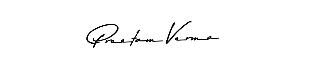 How to make Preetam Verma signature? Asem Kandis PERSONAL USE is a professional autograph style. Create handwritten signature for Preetam Verma name. Preetam Verma signature style 9 images and pictures png