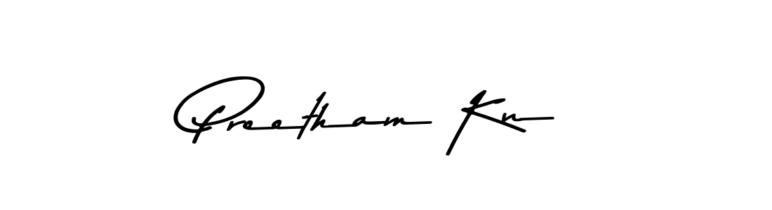 Also we have Preetham Kn name is the best signature style. Create professional handwritten signature collection using Asem Kandis PERSONAL USE autograph style. Preetham Kn signature style 9 images and pictures png