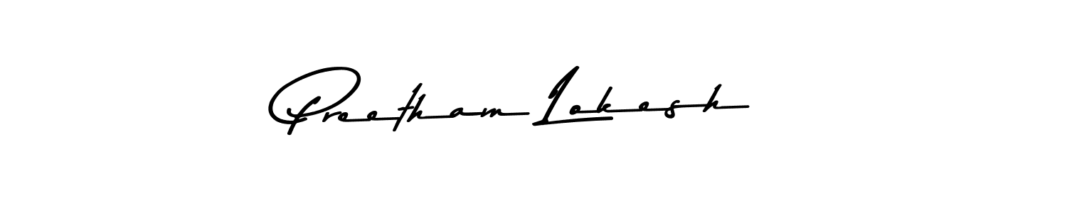 Make a beautiful signature design for name Preetham Lokesh. Use this online signature maker to create a handwritten signature for free. Preetham Lokesh signature style 9 images and pictures png