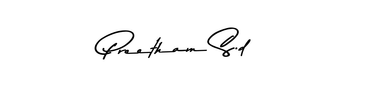 if you are searching for the best signature style for your name Preetham S.d. so please give up your signature search. here we have designed multiple signature styles  using Asem Kandis PERSONAL USE. Preetham S.d signature style 9 images and pictures png