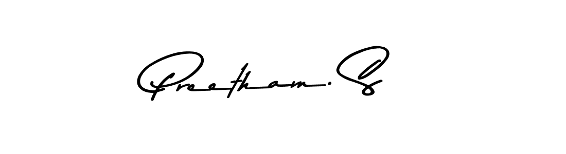 Design your own signature with our free online signature maker. With this signature software, you can create a handwritten (Asem Kandis PERSONAL USE) signature for name Preetham. S. Preetham. S signature style 9 images and pictures png