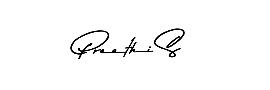 Design your own signature with our free online signature maker. With this signature software, you can create a handwritten (Asem Kandis PERSONAL USE) signature for name Preethi S. Preethi S signature style 9 images and pictures png