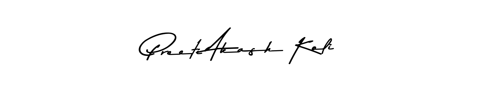 Also we have Preeti Akash Koli name is the best signature style. Create professional handwritten signature collection using Asem Kandis PERSONAL USE autograph style. Preeti Akash Koli signature style 9 images and pictures png