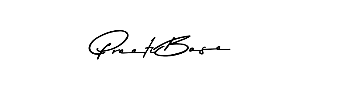 Preeti Bose stylish signature style. Best Handwritten Sign (Asem Kandis PERSONAL USE) for my name. Handwritten Signature Collection Ideas for my name Preeti Bose. Preeti Bose signature style 9 images and pictures png