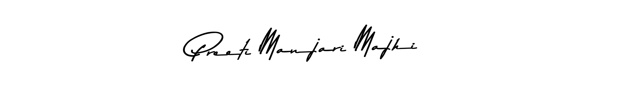 Design your own signature with our free online signature maker. With this signature software, you can create a handwritten (Asem Kandis PERSONAL USE) signature for name Preeti Manjari Majhi. Preeti Manjari Majhi signature style 9 images and pictures png