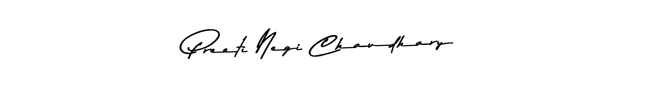 Design your own signature with our free online signature maker. With this signature software, you can create a handwritten (Asem Kandis PERSONAL USE) signature for name Preeti Negi Chaudhary. Preeti Negi Chaudhary signature style 9 images and pictures png