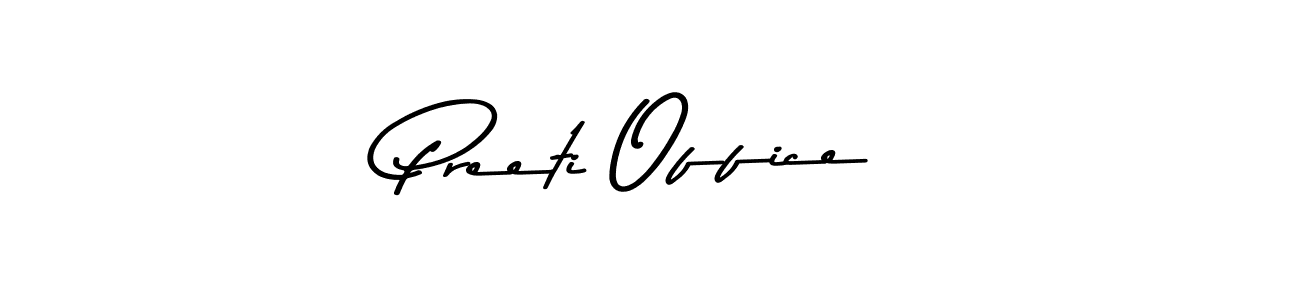 Use a signature maker to create a handwritten signature online. With this signature software, you can design (Asem Kandis PERSONAL USE) your own signature for name Preeti Office. Preeti Office signature style 9 images and pictures png