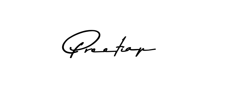 Make a beautiful signature design for name Preetiap. With this signature (Asem Kandis PERSONAL USE) style, you can create a handwritten signature for free. Preetiap signature style 9 images and pictures png