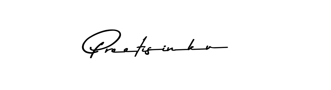 How to make Preetisinku signature? Asem Kandis PERSONAL USE is a professional autograph style. Create handwritten signature for Preetisinku name. Preetisinku signature style 9 images and pictures png