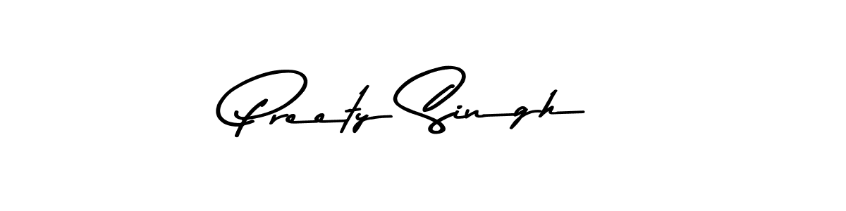 Make a beautiful signature design for name Preety Singh. With this signature (Asem Kandis PERSONAL USE) style, you can create a handwritten signature for free. Preety Singh signature style 9 images and pictures png