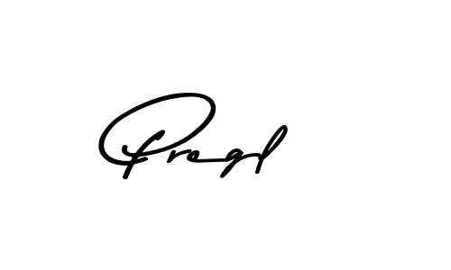 Use a signature maker to create a handwritten signature online. With this signature software, you can design (Asem Kandis PERSONAL USE) your own signature for name Pregl. Pregl signature style 9 images and pictures png