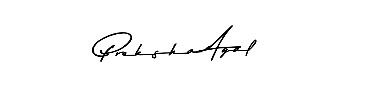 Similarly Asem Kandis PERSONAL USE is the best handwritten signature design. Signature creator online .You can use it as an online autograph creator for name Preksha Agal. Preksha Agal signature style 9 images and pictures png
