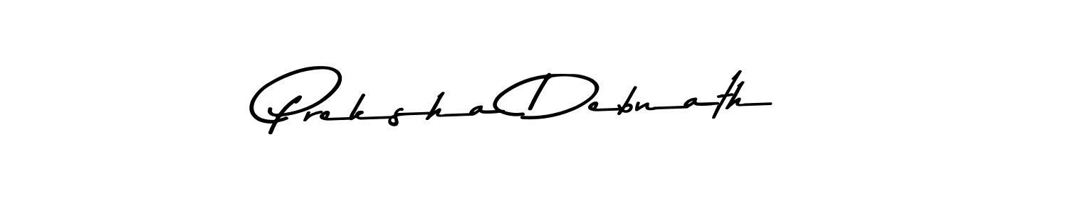 Similarly Asem Kandis PERSONAL USE is the best handwritten signature design. Signature creator online .You can use it as an online autograph creator for name Preksha Debnath. Preksha Debnath signature style 9 images and pictures png