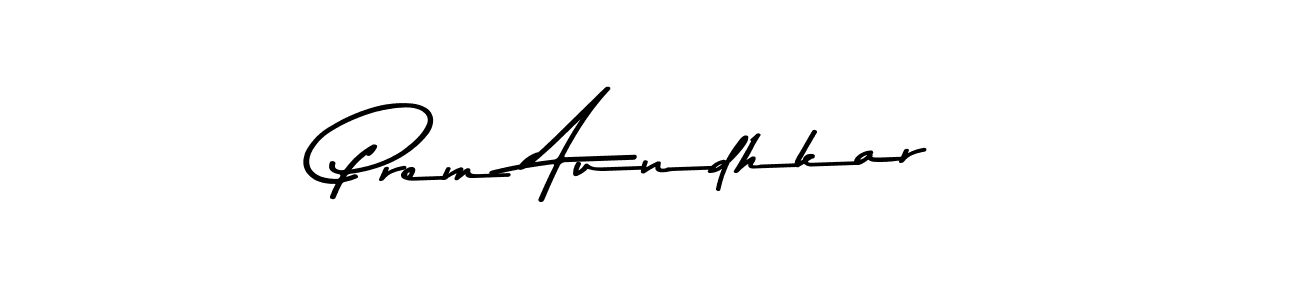 Here are the top 10 professional signature styles for the name Prem Aundhkar. These are the best autograph styles you can use for your name. Prem Aundhkar signature style 9 images and pictures png