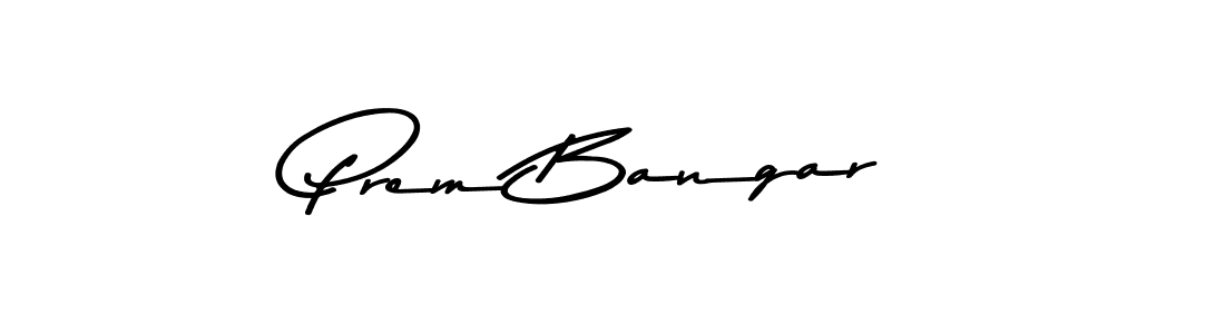 You should practise on your own different ways (Asem Kandis PERSONAL USE) to write your name (Prem Bangar) in signature. don't let someone else do it for you. Prem Bangar signature style 9 images and pictures png